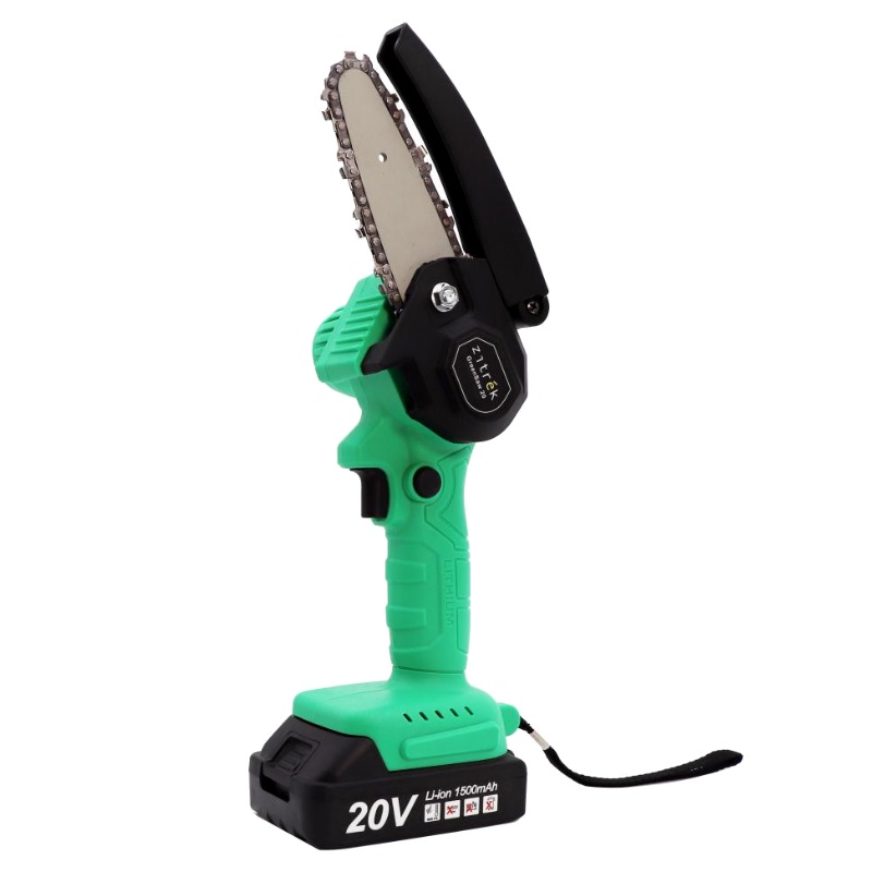 Пила цепная аккумуляторная Zitrek GreenSaw 20 082-1850, с двумя аккумуляторами (20 В, 1.5 Ач, Li-ion) + ЗУ в Вологде
