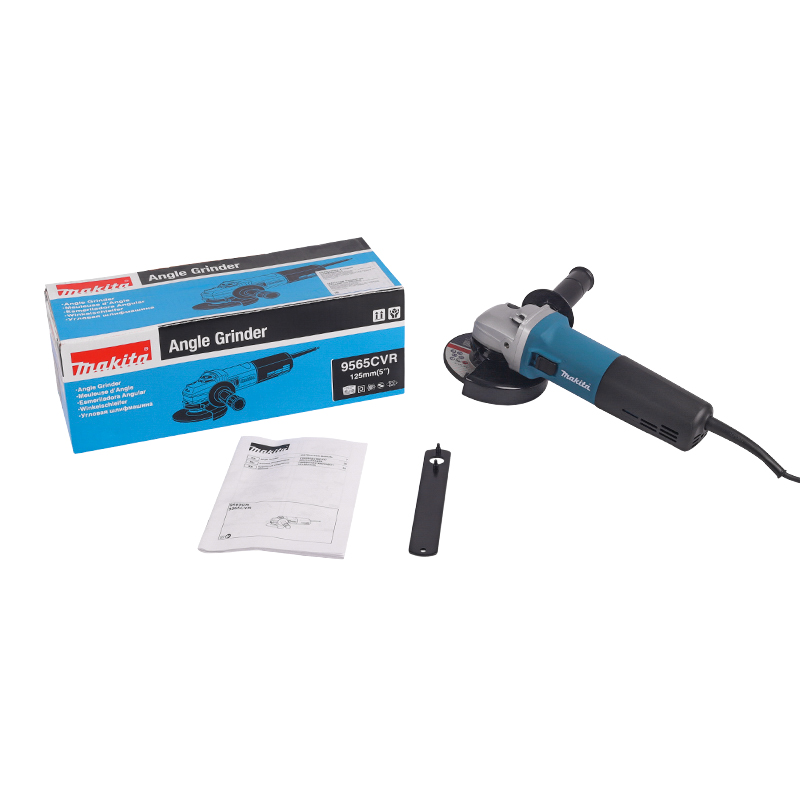 Угловая шлифмашина (болгарка) Makita 9565CVR, 125 мм, 1400 Вт, плавный пуск, регулировка оборотов в Череповце