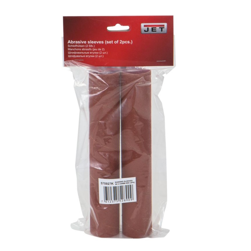 Шлифовальные втулки Jet 575928K, 38х230 мм, 100G, для JOSS-S (2 шт.) в Рыбинске