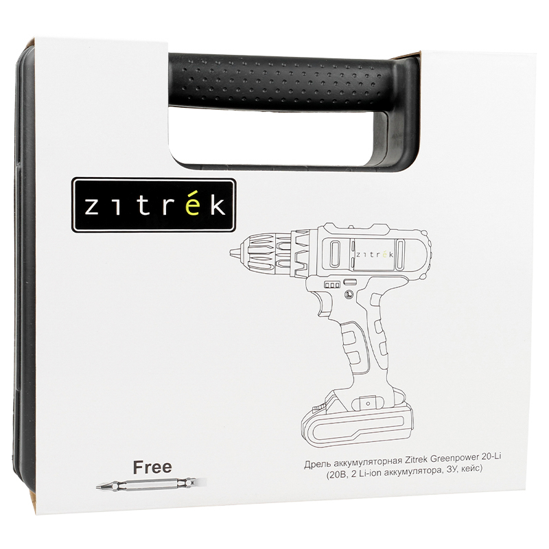 Аккумуляторная дрель-шуруповерт Zitrek Greenpower 20-Li 063-4076 в Переславле