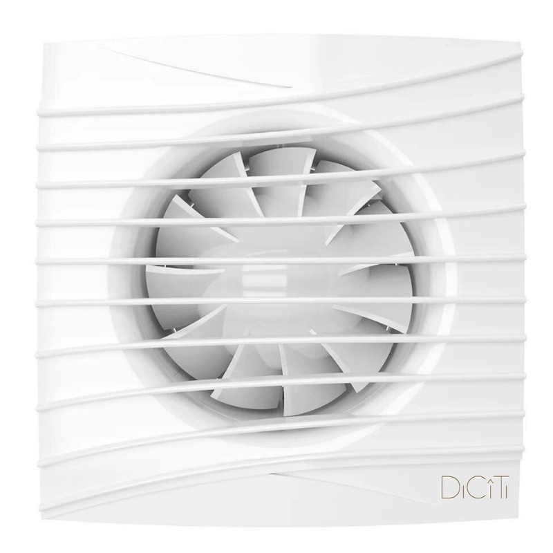 Вентилятор осевой вытяжной Era Diciti Silent 4C Turbo, D=100, обратный клапан, увеличенная мощность  в Коврове