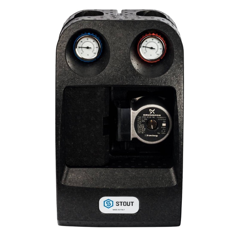 Насосная группа Stout SDG-0007-003202, с 3-х ходовым приводным смесителем 1 1/4" с насосом Grundfos UPSO 32-65 DN 32 в Кинешме