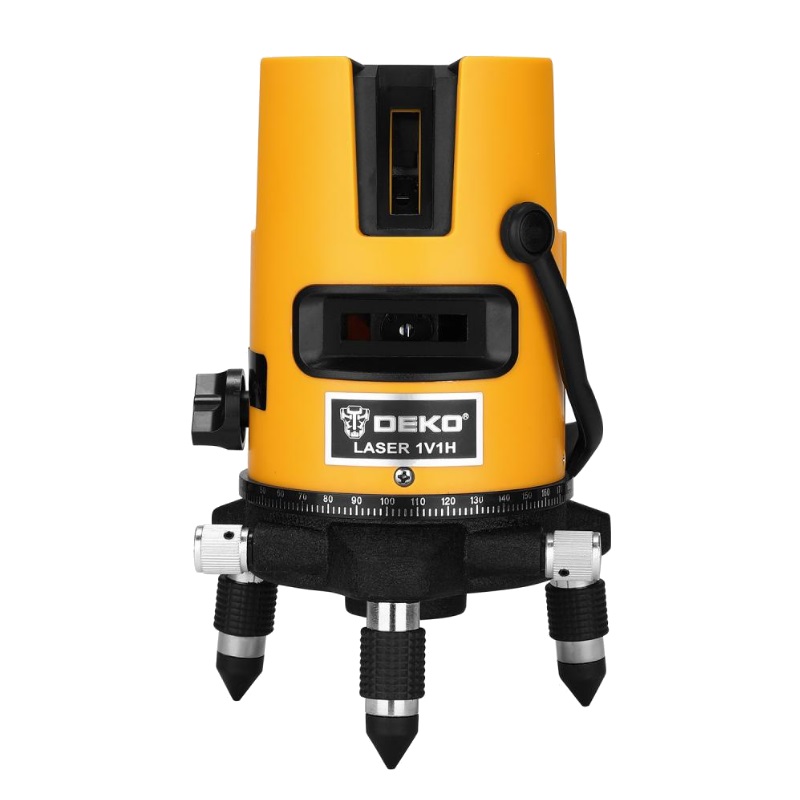 Уровень лазерный самовыравнивающийся Deko DKLL02RB PRO PREMIUM 065-0102-2 (в кейсе со штативом 1 м, 2 линии, красный луч) в Иваново