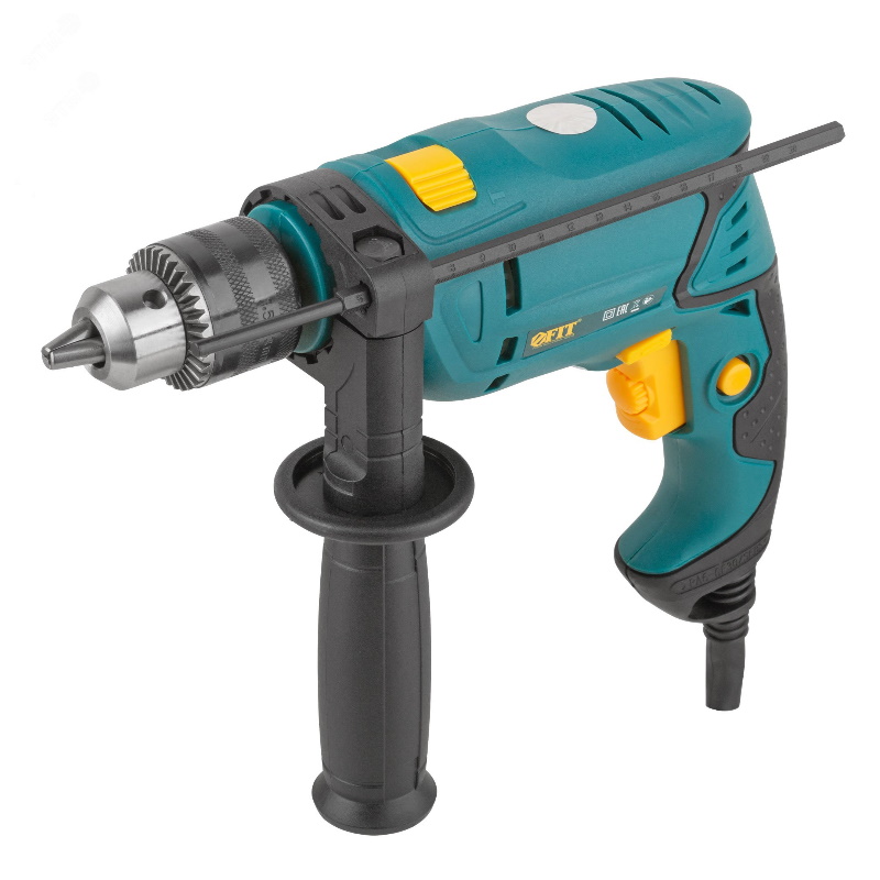 Дрель ударная Fit 80050 500 Вт 0-2900 обмин КлП 10 мм 16 кг рез накл 3335₽