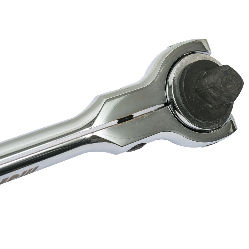 Трещотка JTC JTC-3417, 1/2", 72-зубцовая, с поворотной головкой, с металлической рукояткой, длина 286 мм в Твери
