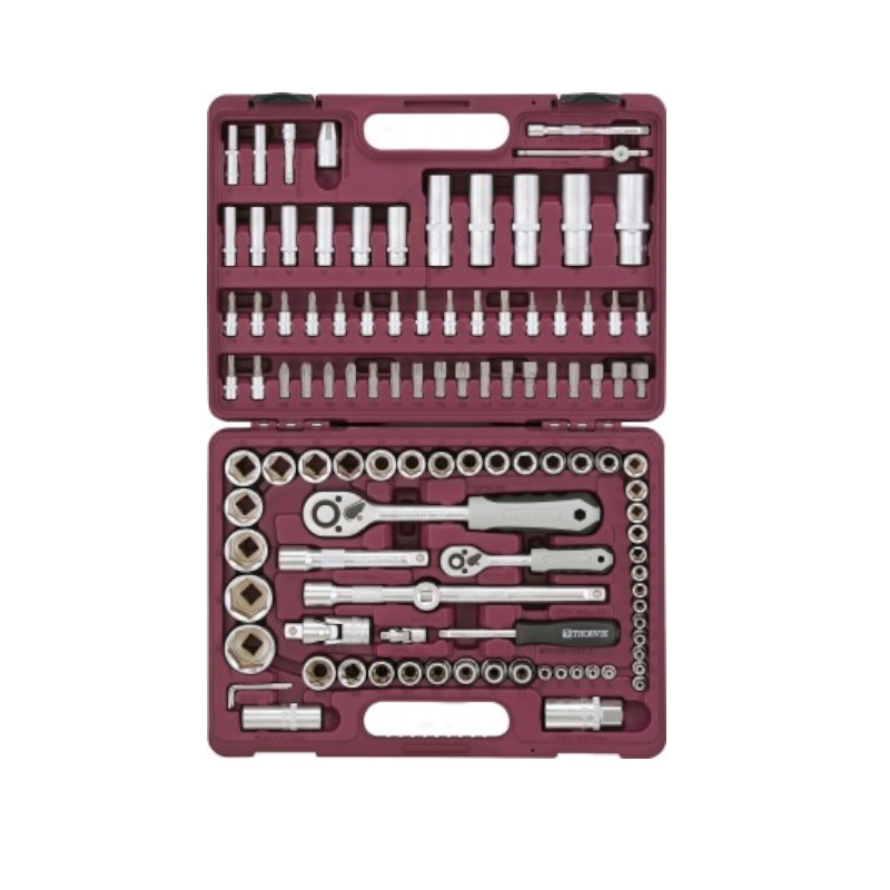 Универсальный набор инструмента Thorvik UTS0108, 1/4", 1/2"DR, 108 предметов в Твери