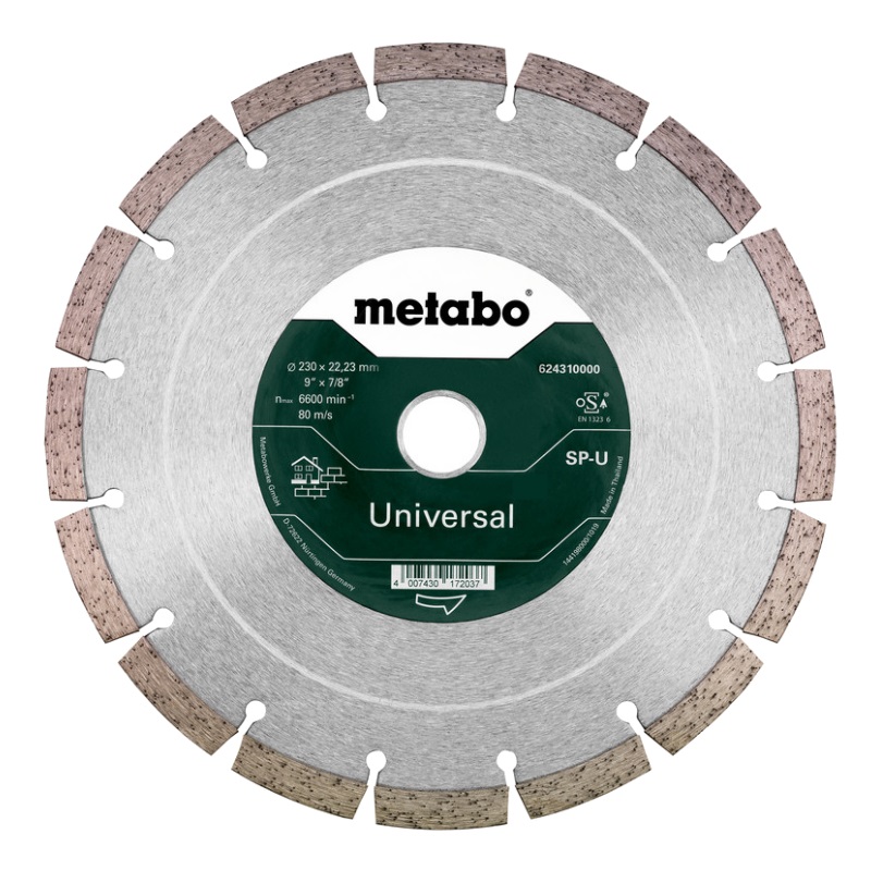 Круг универсальный алмазный Metabo 624310000 (230x22,23 мм) в Твери