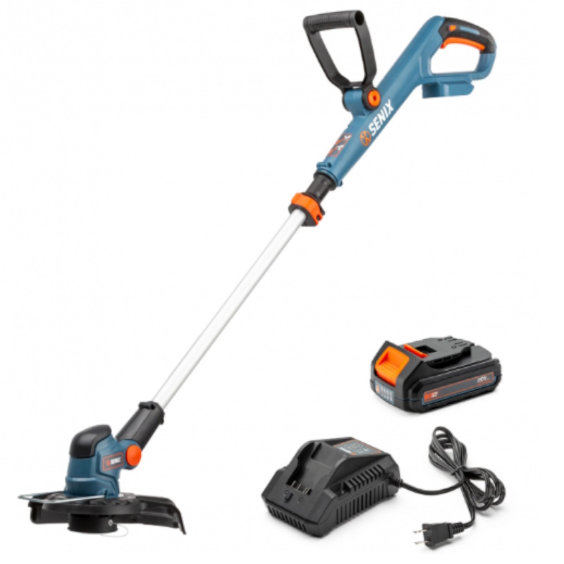 Триммер аккумуляторный Senix GTX2-M2-EU, X2 20V, 30.5 см, 1акб, 1зу
