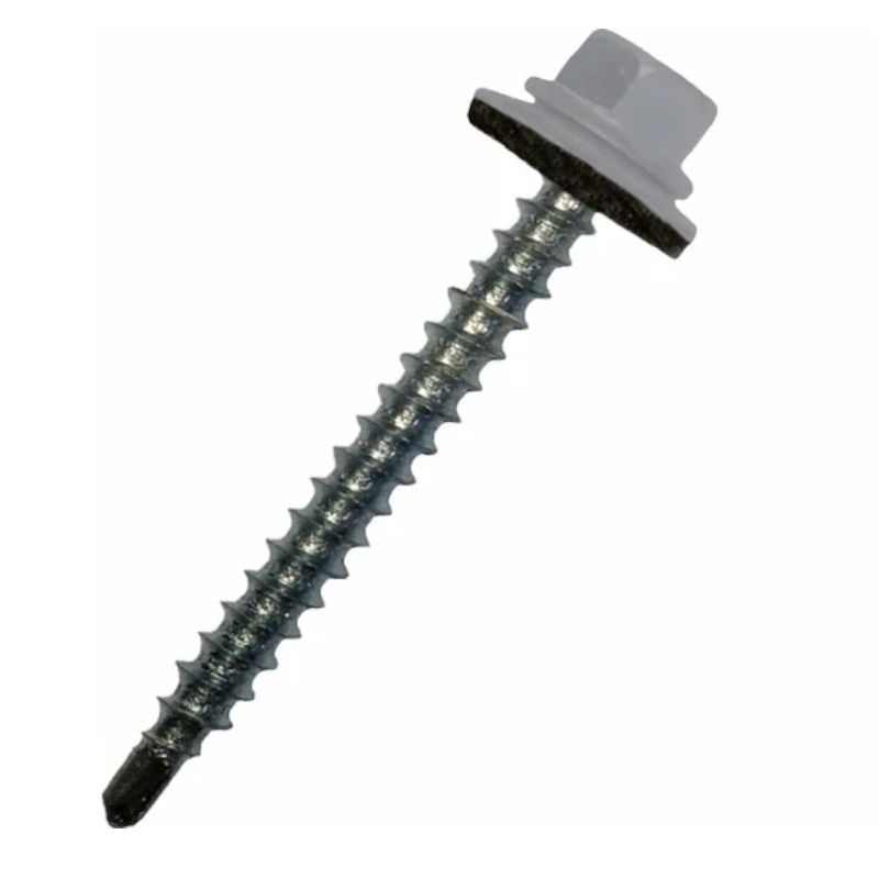 Саморез кровельный Starfix SMP2-64493-50, 5.5х25 мм цинк, шайба с прокл., PT3, RAL 7004 (50 шт в пласт. конт.) в Иваново