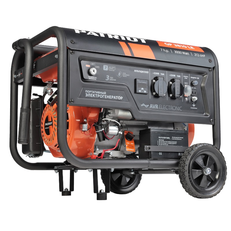 Бензиновый генератор Patriot GP 3810LE в Костроме