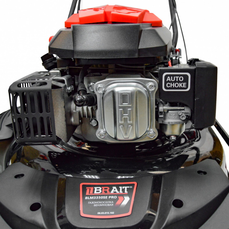 Газонокосилка бензиновая Brait BLM3350SE PRO, ширина скашивания 50,1 см, самоходная06.03.015.102 в Муроме