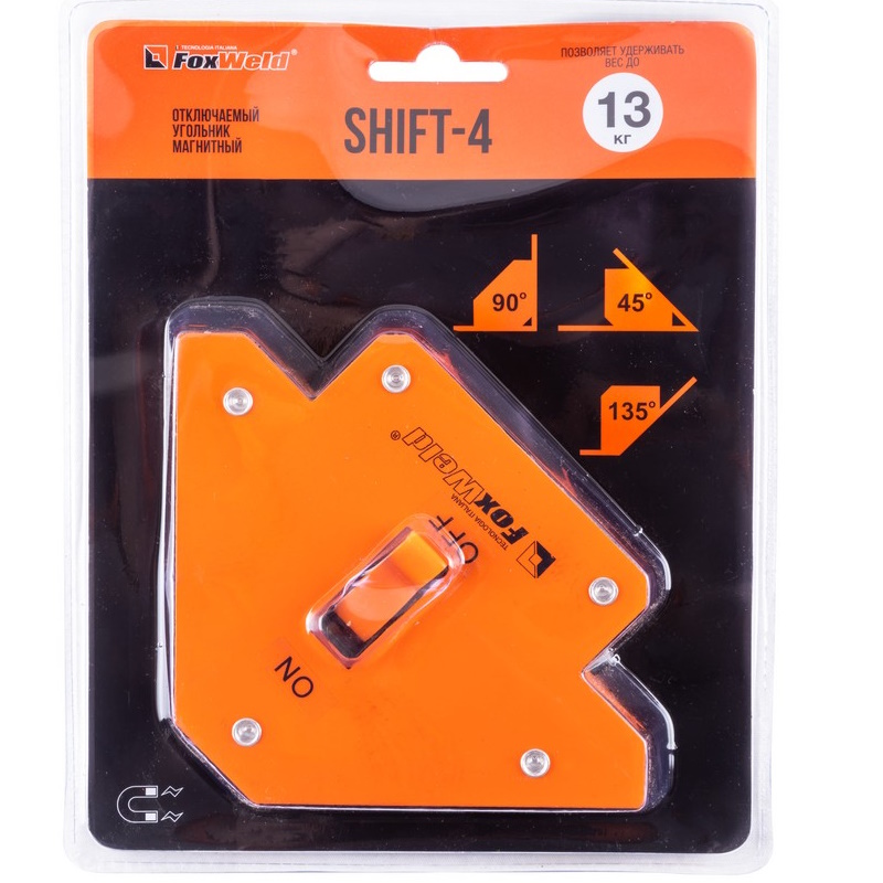 Угольник магнитный отключаемый FoxWeld SHIFT-4 5389 в Твери