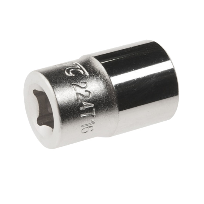 Головка торцевая JTC JTC-224716, 6-гранная, 1/4" х 7/16", длина 25 мм в Костроме