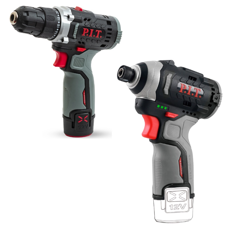 Промо-набор PIT PBM12K-10A2 PSD12K-120 шуруповерт PBM12K-10A2 винтоверт PSD12K-120A 6067₽