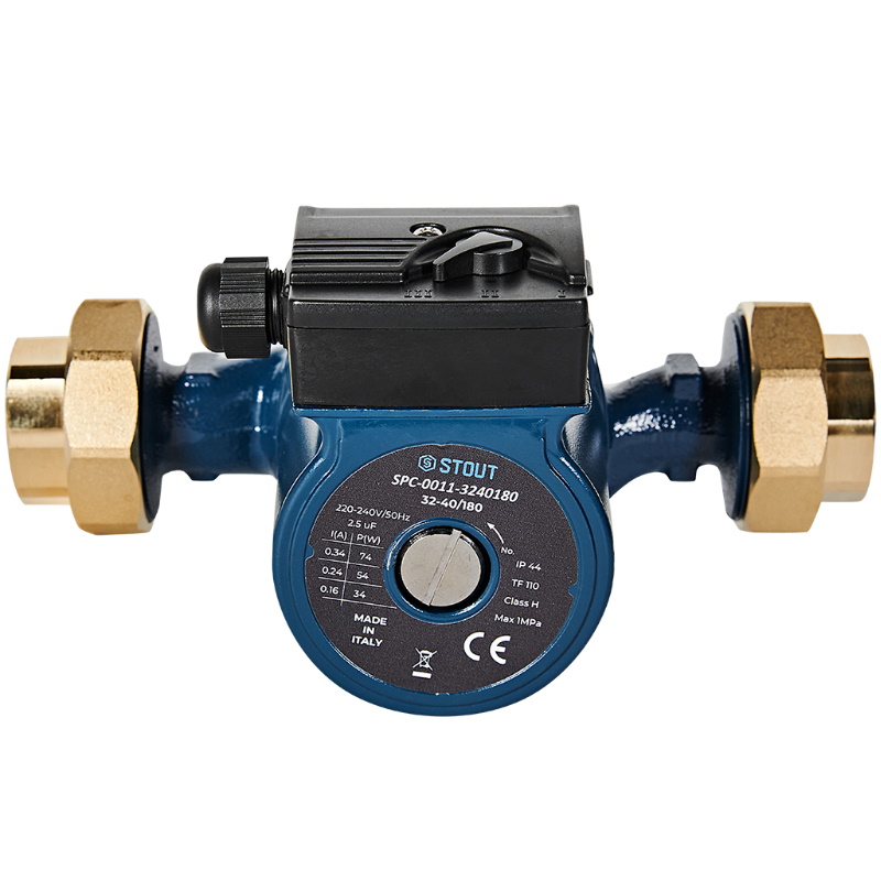Циркуляционный насос Stout SPC-0011-3240180, 32-40/180, 220/240V, 50Hz, с латунными гайками G2 x Rp 1 1/4 в Иваново