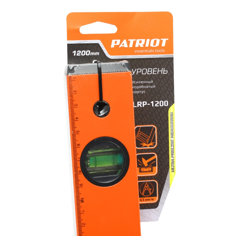 Уровень магнитный Patriot LRP-1200 350005554 (алюминиевый фрезерованный, усиленный, 1200мм) в Угличе