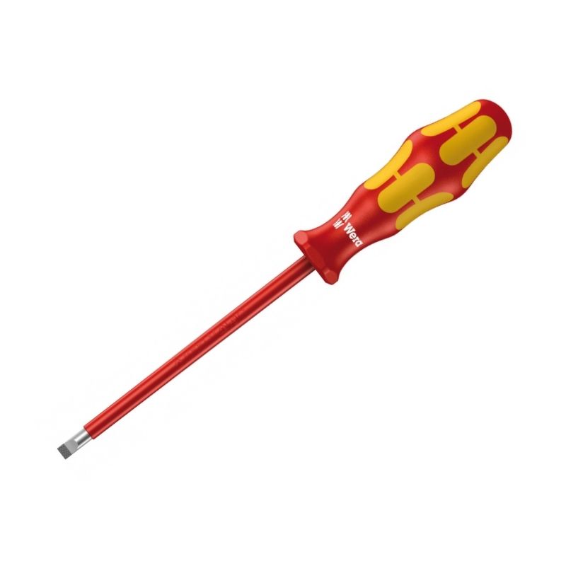 Отвертка диэлектрическая шлицевая Wera Kraftform Plus 160 i VDE, 1.2x8.0x175 мм, WE-006130 в Твери