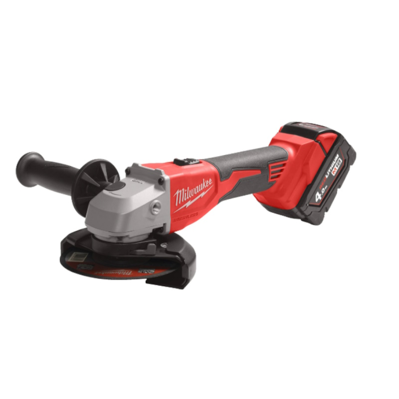 Угловая шлифмашина (болгарка) аккумуляторная Milwaukee M18 BLSAG125X-402X 4933492644, 125 мм, 18 В, в кейсе в Твери