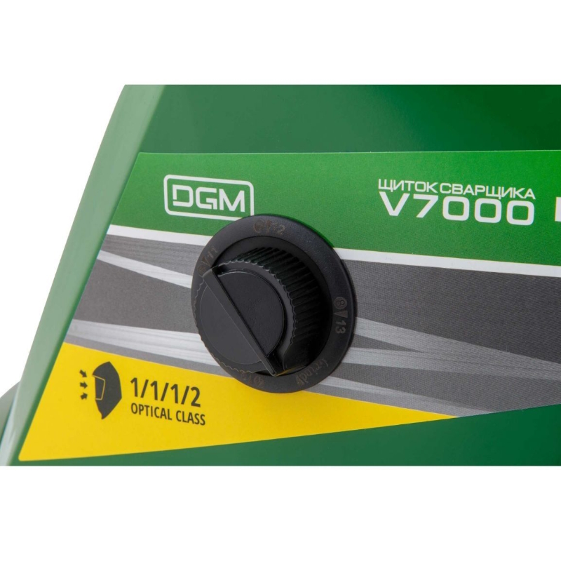 Щиток сварщика DGM V7000 V7000GR2, с самозатемняющимся светофильтром (зеленый) в Твери