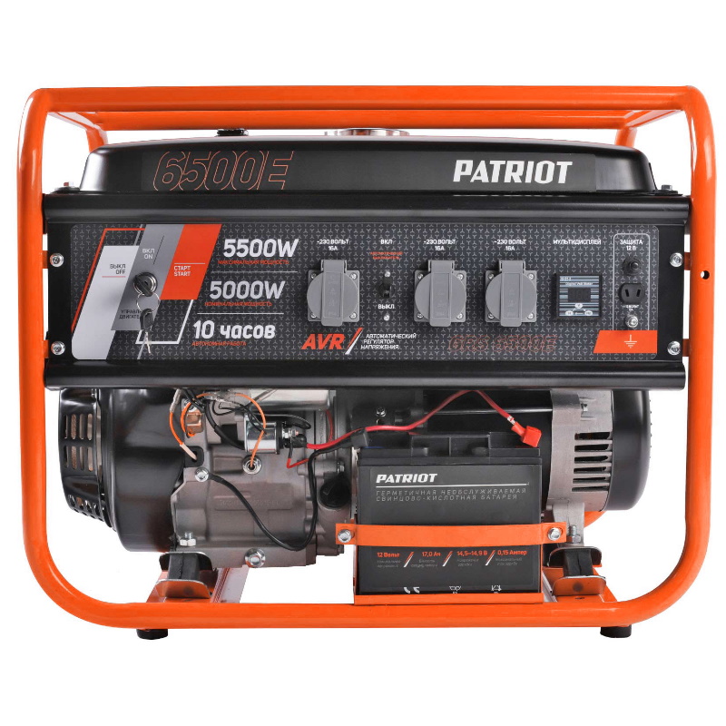 Бензиновый генератор Patriot GRS 6500E, 476102271 во Владимире