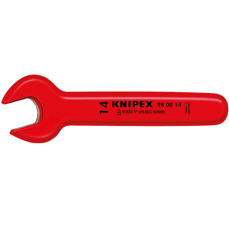 Ключ гаечный рожковый Knipex KN-980022 VDE 22 мм длина 190 мм диэлектрический 5866₽