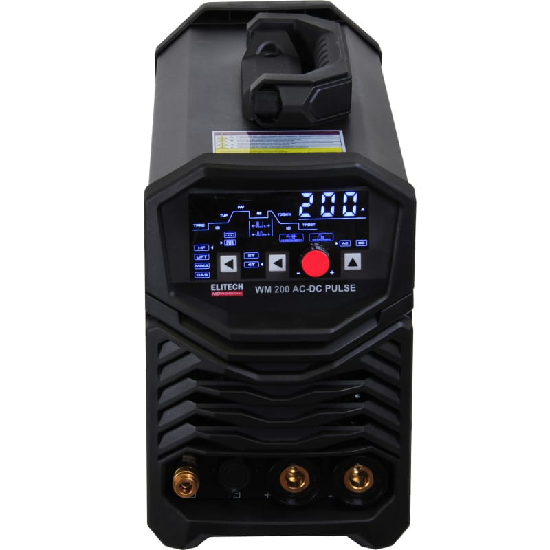 Сварочный инвертор Elitech WM 200 AC-DC PULSE 204476 MMA TIG