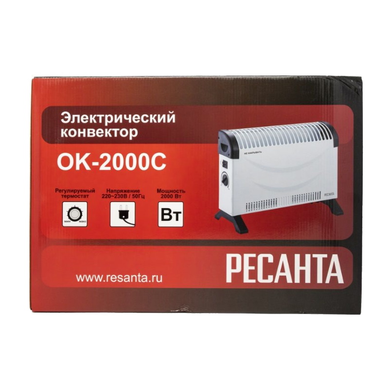 Конвектор Ресанта ОК-2000С 67/4/8 4606059019480, стич в Костроме