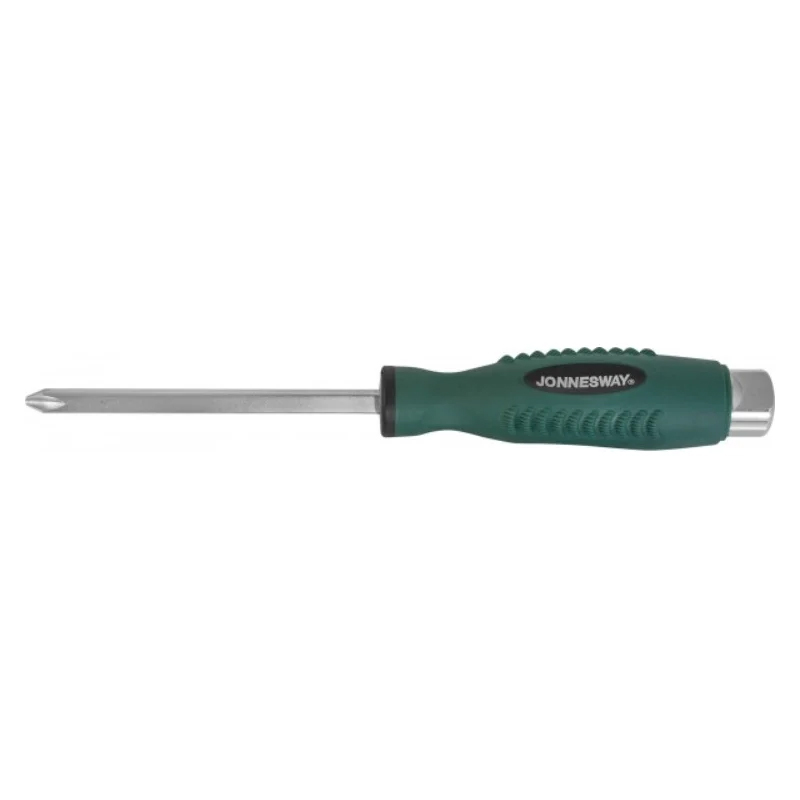 Отвертка Jonnesway D70P3150 046081 стержневая крестовая, ударная, силовая под ключ, PH3х150