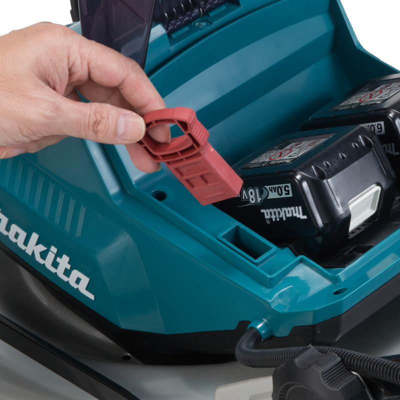 Газонокосилка аккумуляторная Makita DLM460PT2 (травосборник 50л, 2х18В, 5Ач, ЗУ DC18RD) в Иваново