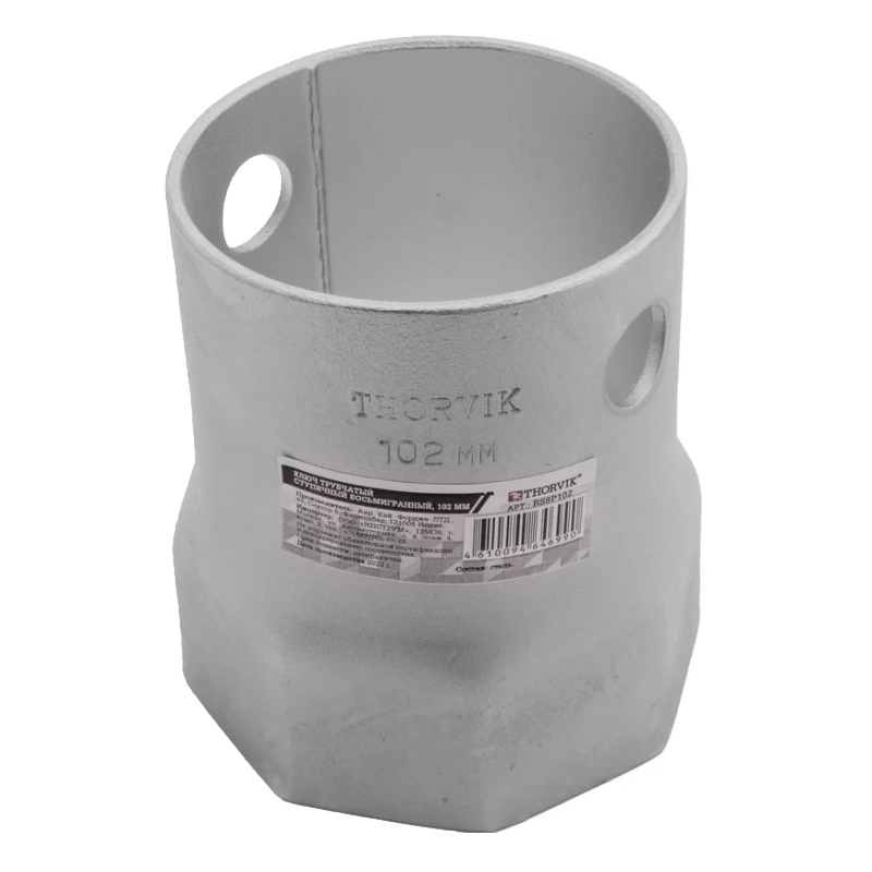 Ключ трубчатый Thorvik BS8P102 053759, ступичный восьмигранный, 102 мм