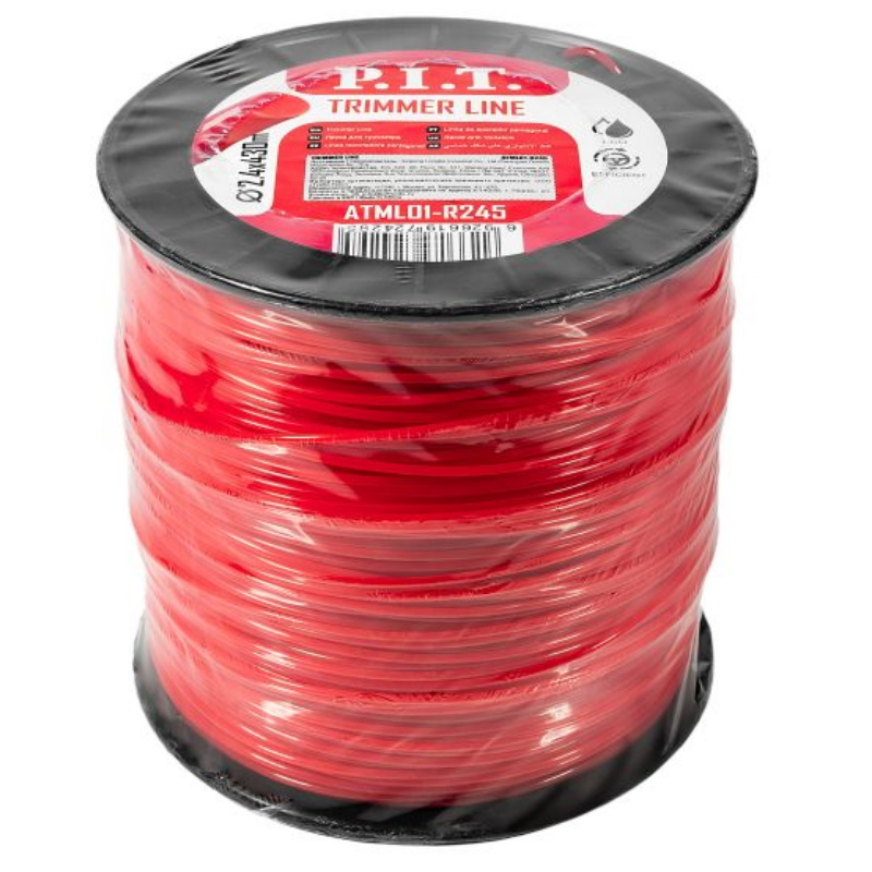 Леска для триммера P.I.T. ATML01-R245, круг 5LB 2,4 мм, бухта 430м в Рыбинске