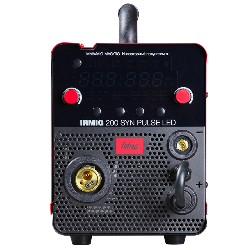 Сварочный полуавтомат инвертор Fubag IRMIG 200 SYN PULSE LED горелка 250А в комплекте