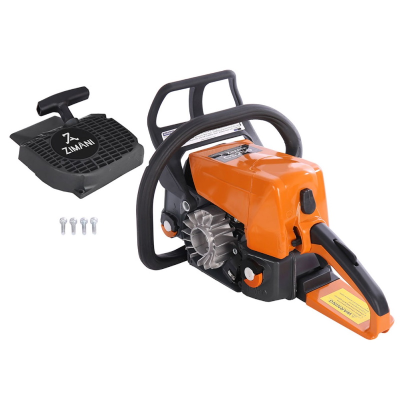 Бензопила ZimAni MS250, 45,4 куб.см, 3,1 л.с., шина 16" (40 см), цепь 62 звена, паз 1,6 мм, 0,325" (зап. части совместимы STIHL MS250) в Муроме