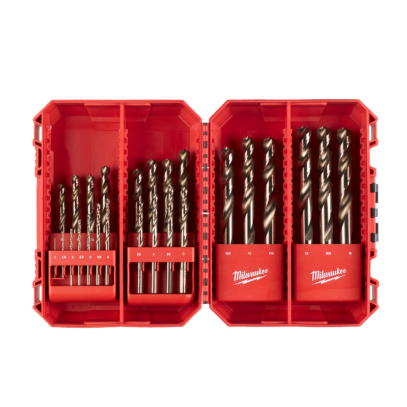 Сверла по металлу Milwaukee 4932493868 HSS-Co набор 25 единиц 1-13мм GEN III 19450₽