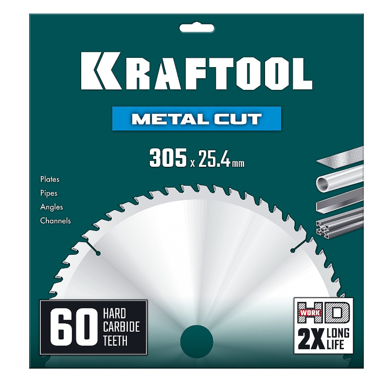 Диск пильный по металлу и стали Kraftool Metal Cut 36954-305-25.4-60, 305 х 25.4 мм, 60Т во Владимире