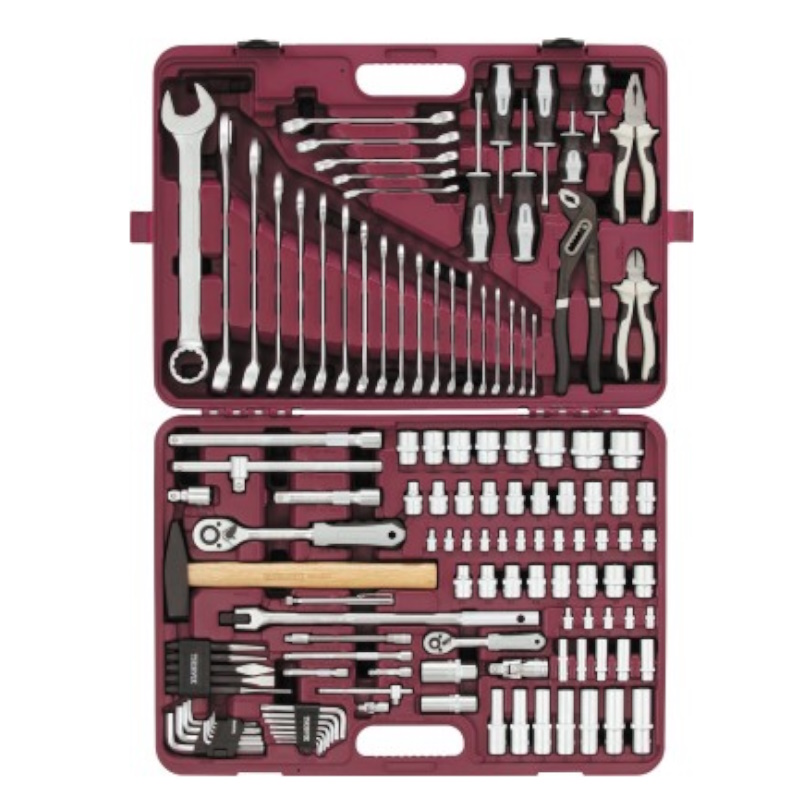 Набор инструмента универсальный Thorvik UTS0127 052800, 1/4", 1/2"DR, 127 предметов в Костроме