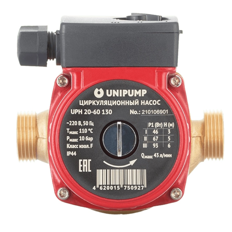 Циркуляционный насос Unipump UPH 20-60 130 (ГВС) 21725 в Вологде