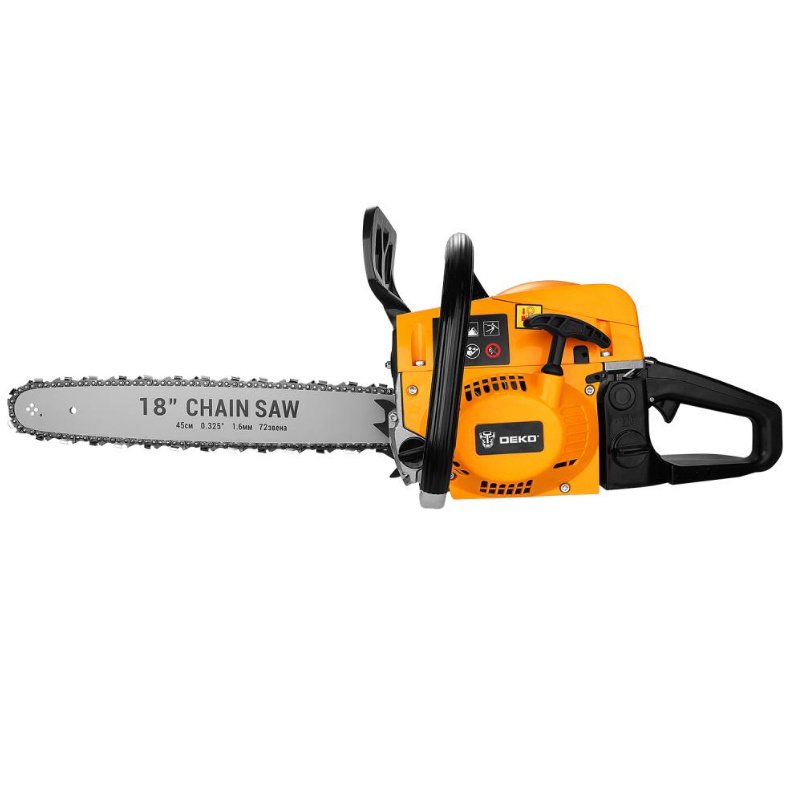 Бензопила Deko DKCHS 45-18 PLUS 085-2002, 3,1 л.с., 45 куб.см, 18", в сумке в Ярославле