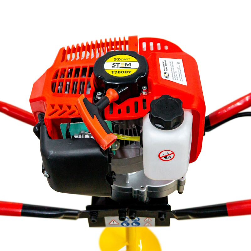 Мотобур Stem Techno SEA-1700/2 (двигатель 2-тактный, 1.7кВт/6500 Об/мин), МОТ035