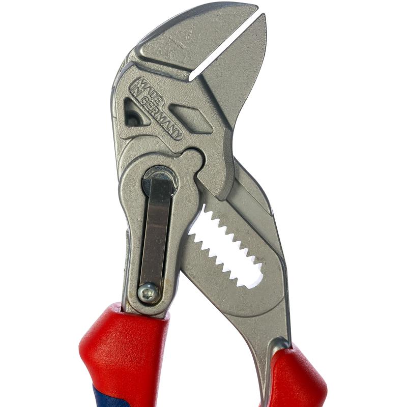 Клещевой ключ для труб Knipex KN-8605180 (диагональные губки, пластиковые рукоятки)