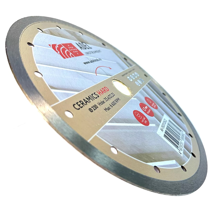 Диск алмазный Adel Instrument Hard Ceramics 00-00018678, сплошной, Ø230*1.7*10*25.4/22.23 в Ярославле
