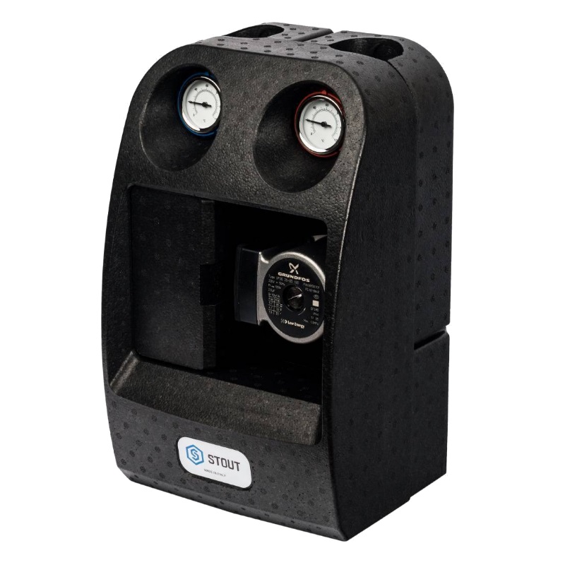 Насосная группа Stout SDG-0007-002502, с 3-х ходовым приводным смесителем 1", с насосом Grundfos UPSO 25-65 в Муроме