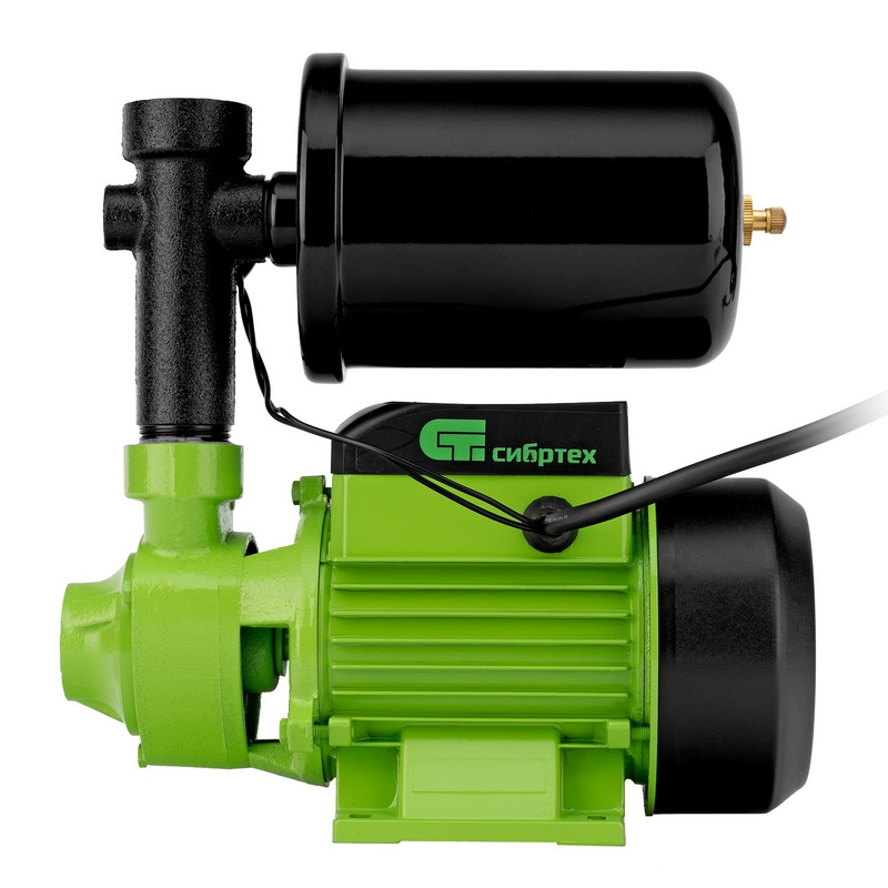 Насосная станция Сибртех НС400-Ч 97246, 400 Вт, напор 32 м, 2100 л/ч, ресивер 2 л