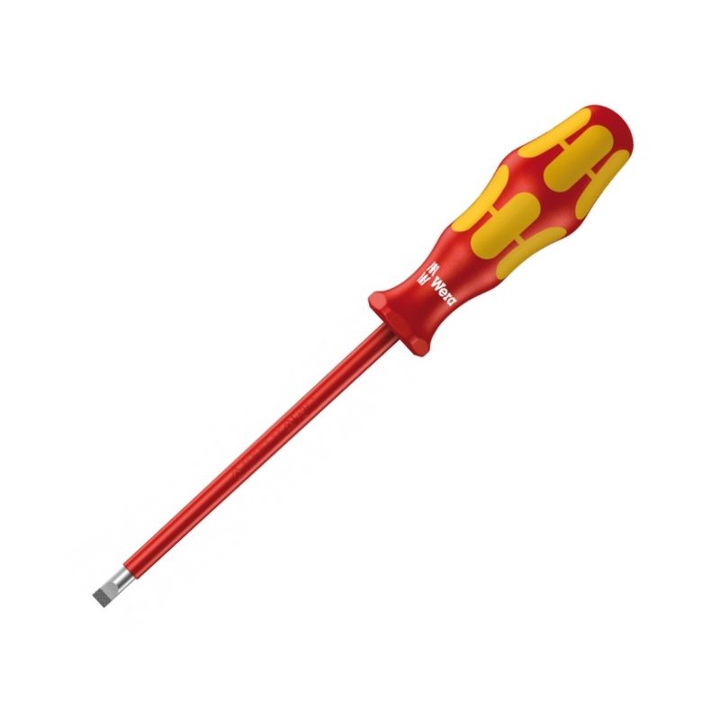 Отвертка диэлектрическая шлицевая Wera Kraftform Plus 160 i VDE, 1.0 x 5.5 x 125 mm, WE-006120 в Туле