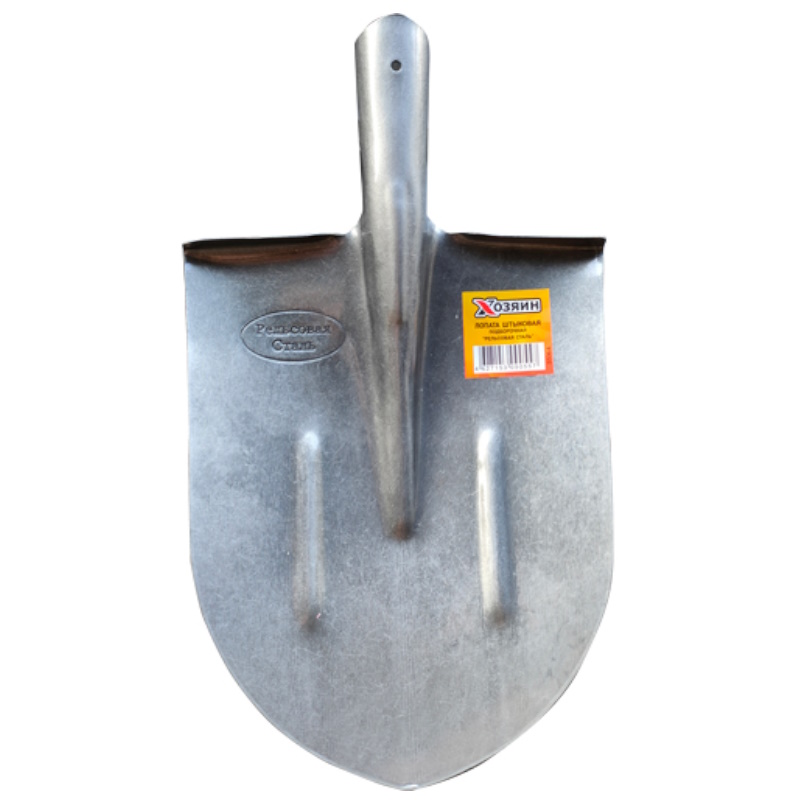 Лопата штыковая подборочная Хозяин S506-4, рельсовая сталь, без черенка