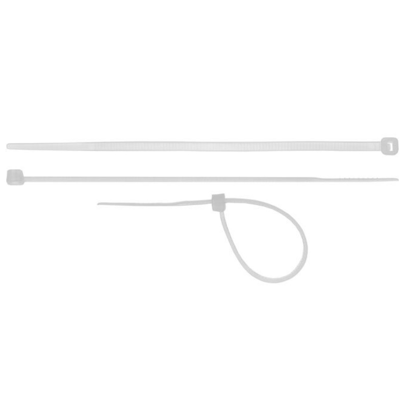 Хомуты-стяжки Сибин ХС-Б 3786-48-350 48x350 мм нейлон РА66 100 шт белые 224₽