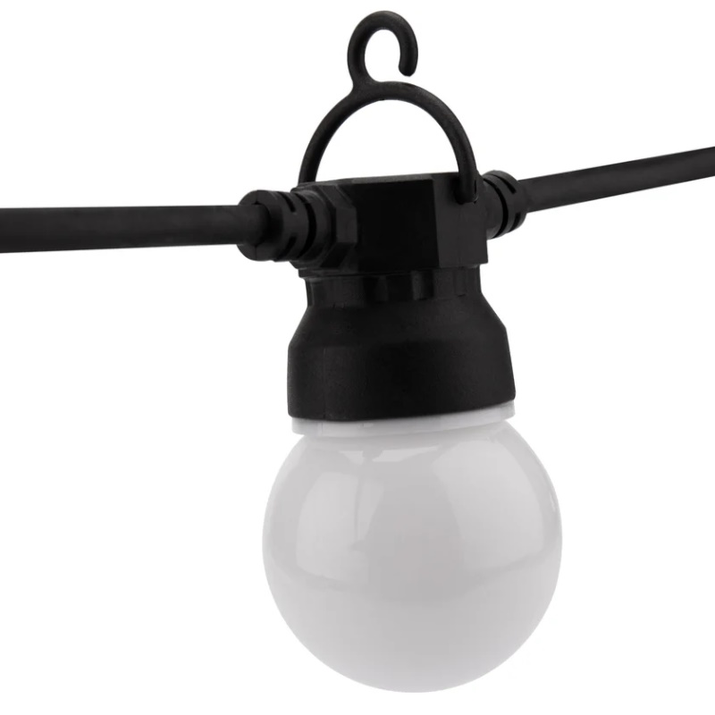 Гирлянда светодиодная Neon-Night "Лофт" 331-356 1534863, 20 матовых ламп х 5LED, 60 Вт, IP44, уличная, влагостойкая
