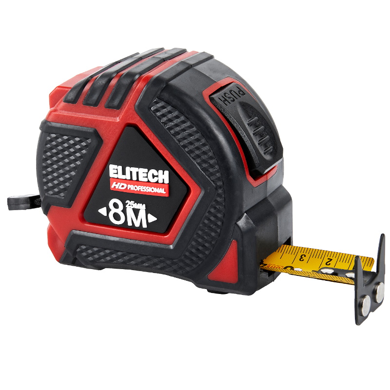 Рулетка Elitech HD 310403 209058, 8мх25мм, магнитный двусторонний зацеп  в Костроме