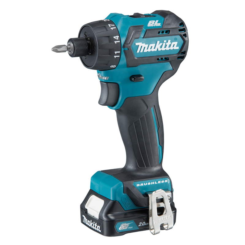 Аккумуляторный винтоверт Makita DF032DWME (питание 10.8-12v, реверс, набор принадлежностей)