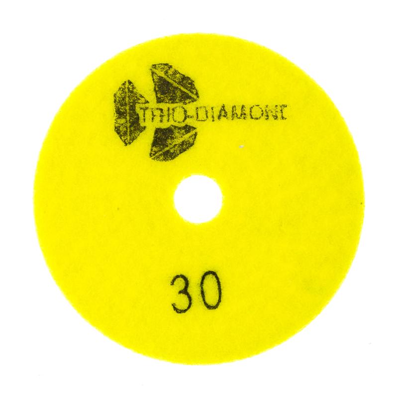 Алмазный гибкий шлифовальный круг Trio-Diamond Черепашка №30 (100 мм)